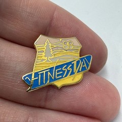 1988 USFS Fitness Day United States Forest Service Shield Lapel Pin