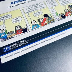 Print Ad 2006 Postcard USPS Postal Service Kathy Comic Strip Paper Collectors