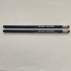 2 U.S. Air Force Recruiting Pencils Vintage Advertising Aim High Local Recruiter