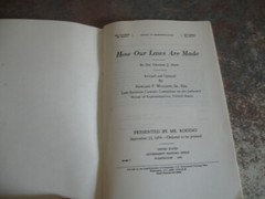 How Our Laws Are Made by Charles J. Zinn 1974 Revised by Edward F. Willett Jr.