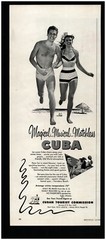 1951 CUBA Tourist Commission Magical…Musical…Matchless Original Print Ad ~