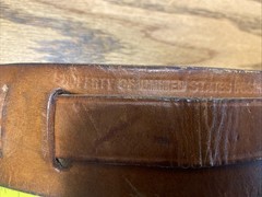 Vintage PROPERTY OF UNITED STATES POSTAL SERVICE A 8/82 Leather Carrier Strap