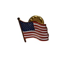 Vintage Old Glory USA FLAG HAT PIN/ LAPEL PIN/ TIE TACK Patriotic Collector
