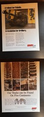 Vintage BMY Combat Systems US Army Brochure Lot & 8 Pics Advertising Packet Lot
