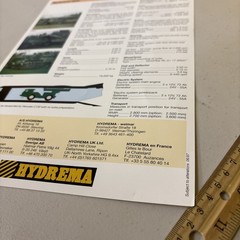 VTG 1997 Hydrema 910 MCV Mine Clearing Military Vehicle Advertisement Brochure