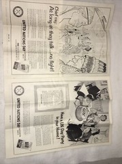 Rare 1952 United Nations Day Proof Sheet By The Advertising Council Frank W Weil