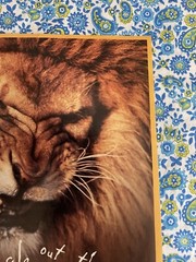 Vintage 1998 Army ROTC Recruitment Print Ad Lion