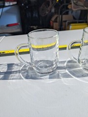 United States Postal Service Us Mail Employee Award Clear Mug Glass Lot Of 2