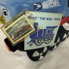 U S POSTAL SERVICE (MIKE THE MAIL TRAIN) PLUSH 2003 PLUS STAMP-RARE- SALE