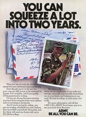 1984 Print Ad of US Army Recruiting You Can Squeeze A Lot Into Two Years