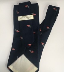 Vintage Union Made Patriotic U.S Savings Bond Volunteers Necktie