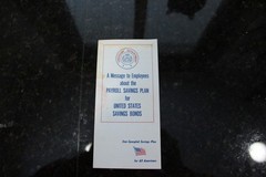 Vintage U.S. Treasury Dept. Savings Bonds Advertising Brochure