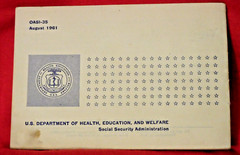 US «Your Social Security» Booklet, 1961