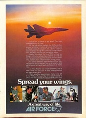 1979 U.S. Air Force Vintage Print Ad – «Spread Your Wings»