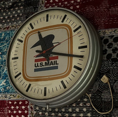 Vintage 60s Post Office Wall Clock – U.S. Mail USPS – Simplex 14″, Model 507-174