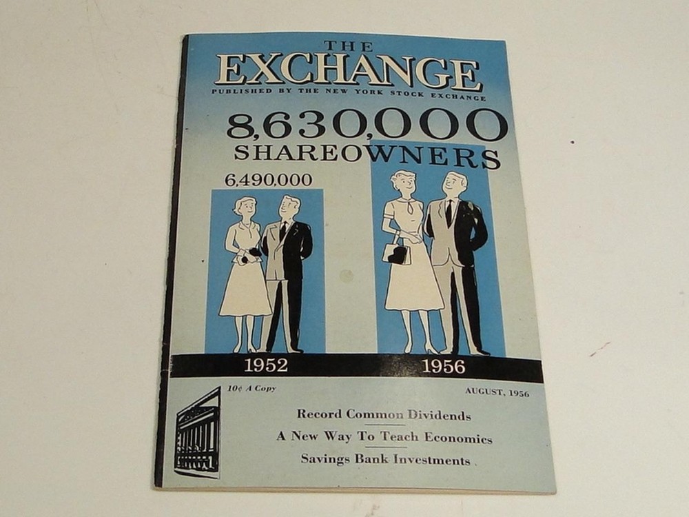 1956 The Exchange – The New York Stock Exchange Magazine/Booklet