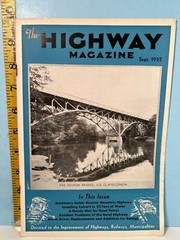 1932 Sept. The Highway Magazine – Highways, Railways & Bridges & Infrastructure