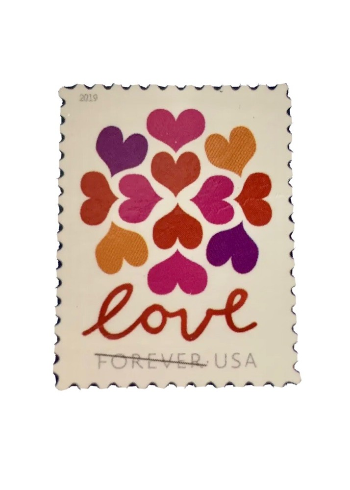 USPS United States Postal Service Forever LOVE Stamp Magnet