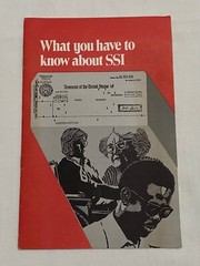 Social Security Brochure «What you have to know about SSI» 1977 Vintage Original