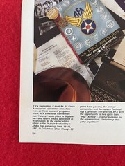 Vintage 1997 USAF Print Ad AFA Convention Program Photos Magazine Article Pg