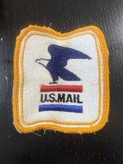 USPS U.S. Mail Old Vintage Cloth Patch for Postal Workers Mailman Uniform 1970s