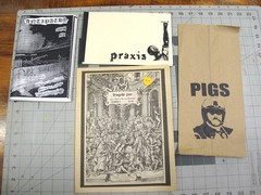 vtg 1960s – 90s protest punk Zines stickers newspapers archive of 99 pcs