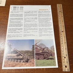 VTG AMX 13 VCG Engineer Combat Vehicle Creusot-Loire Industrie Tank Brochure