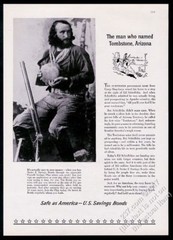 1956 Ed Schieffelin photo US Savings Bonds vintage print ad