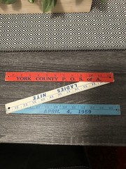rare 1959 york pa p.o.s of a ladies night ruler york county pennsylvania