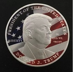 Mr. President Collector’s Choice Donald Trump Coin 1 OZ Silver Clad