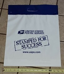 5 Bag Lot New USPS UNITED STATES POSTAL SERVICE POST OFFICE STAMPED FOR SUCCESS