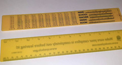 Vintage Smokey the Bear Ruler Hard Plastic & Soft Plastic DEAD OUT!