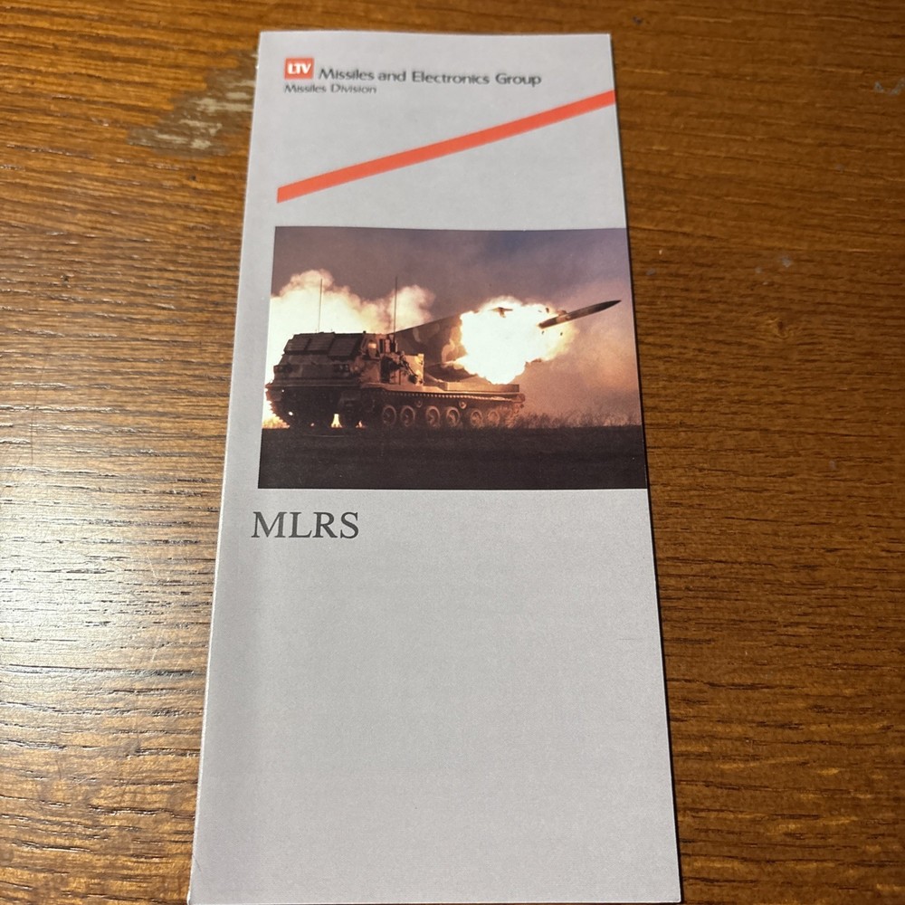 VTG LTV Missiles & Electronics: MLRS AVMRL TGM Military Weapons Brochure