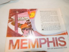 1971 MEMPHIS, TENNESSEE Large Format Full Page Color Print Advertisement