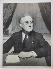 1942 FDR Franklin D Roosevelt 60th Birthday Original Print Ad 40’s Life Magazine
