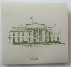 THE PRESIDENT OF THE UNITED STATES SEAL WHITE HOUSE UNION MADE MATCHBOOK – NEW