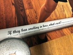 RARE 2006 CANADIAN NEW SMOKING BYLAWS POSTER PRO SMOKING FUNNY WITH SEXY WOMAN