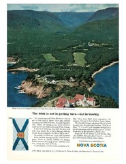 1964 Nova Scotia Keltic Lodge Cape Breton Island PRINT AD