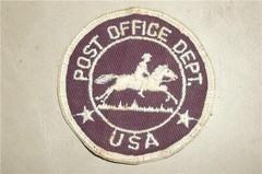 RARE VINTAGE USA UNITED STATES POST OFFICE DEPT USPS POSTAL SERVICE EMBLEM PATCH