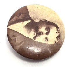 Campaign button Pomeroy antique 7/8ths inch pinback advertisement button 1890’s