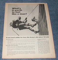 1962 United States Army Vintage Recruitment Ad «What’s it Worth…»