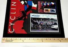 USPS 2000 Pro-Cycling Team Poster 15″ x 13″ + 50 Cents Commemorative Stamp