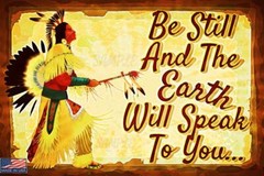 NATIVE AMERICAN WISDOM! METAL SIGN 8″x12″ INSPIRATIONAL INDIAN WESTERN DECOR