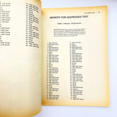 1984 USPS Postal Service Office Clerk/Carrier ARCO Civil Service Test Tutor Book