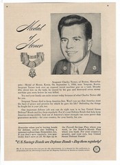 Vintage 1950’s Military U.S. Savings Bonds – Medal of Honor Winners – Art AD LOT