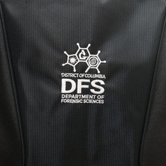 DC Dept Forensic Sciences DFS Backpack Black Employee Swag Washington CSI Swag