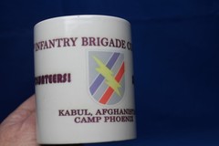 Kabul Afghanistan Camp Phoenix Volunteers 48th infantry Brigade Coffee Cup