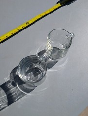 United States Postal Service Us Mail Employee Award Clear Mug Glass Lot Of 2