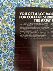 Vintage 1989 Army Reserve Recruitment Print Ad