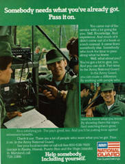 1979 Vintage Print Ad Army National Guard Somebody needs what you already got